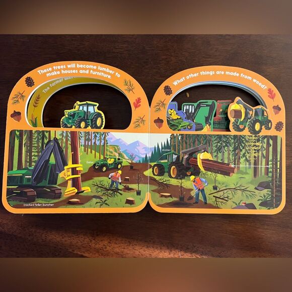 Machines at Work Lift the Flap Kids Board Book - Picture 3 of 3